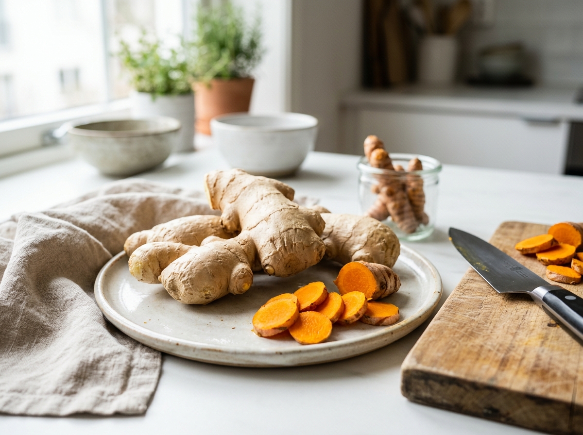 Fresh Ginger & Turmeric Root